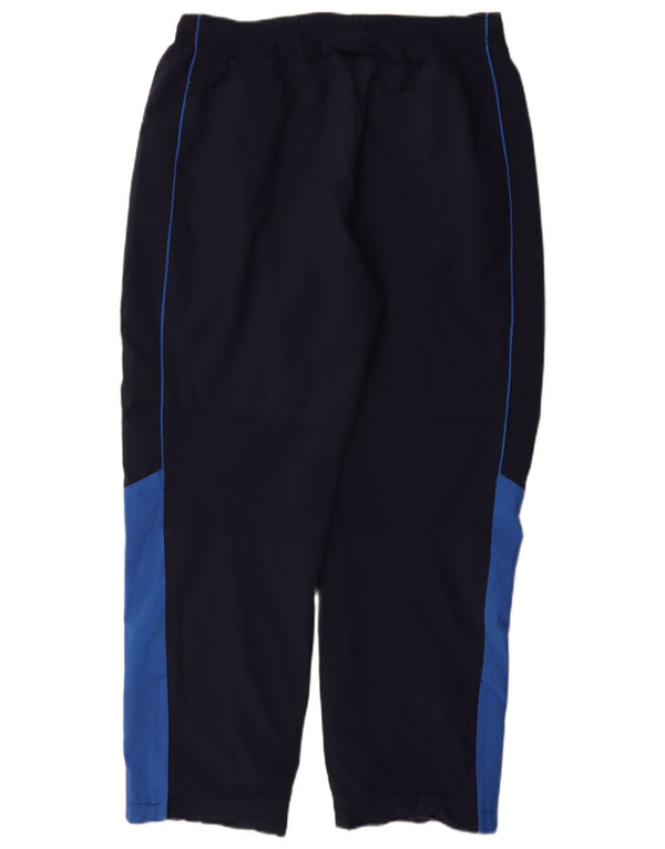 Pantaloni da tuta da uomo Nike XL Blu navy Colourblock poliestere sportivo