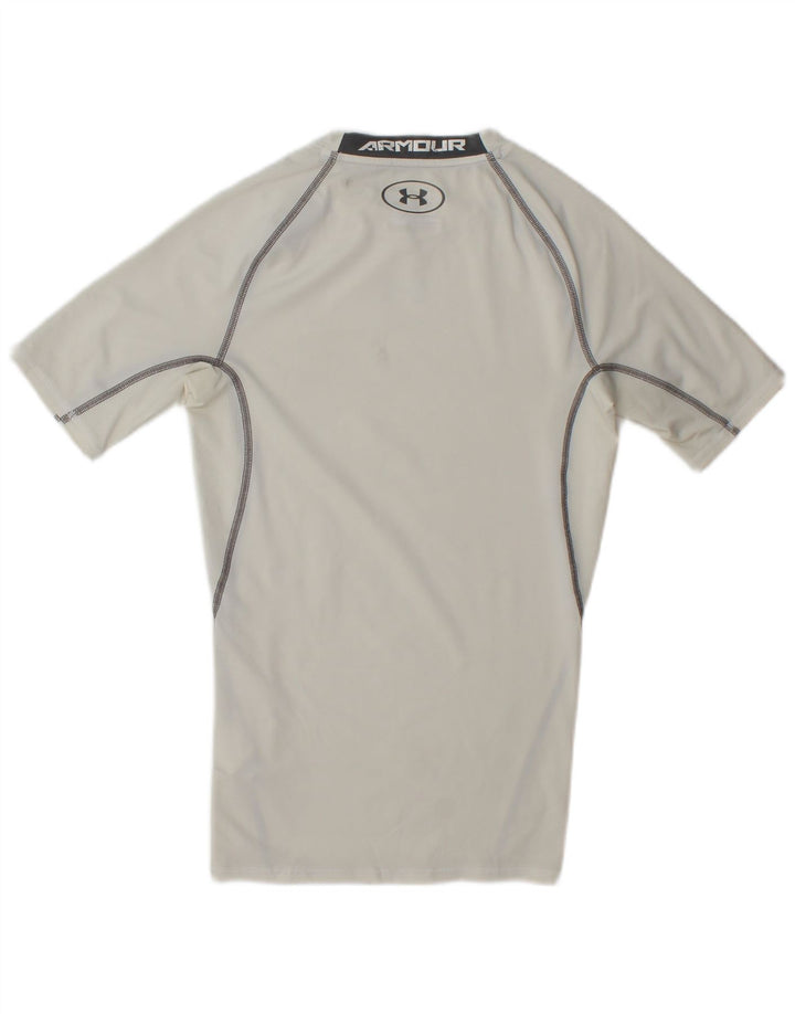 T-shirt da uomo Under Armour Top Small in poliestere grigio