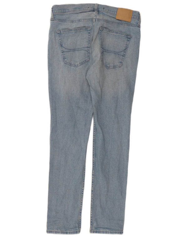 Jeans skinny da uomo Hollister W32 L30 cotone blu