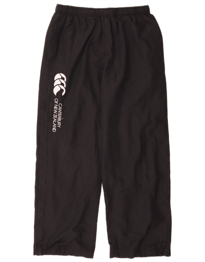 Pantaloni da tuta con grafica da uomo CANTERBURY UK 16 grandi poliestere nero