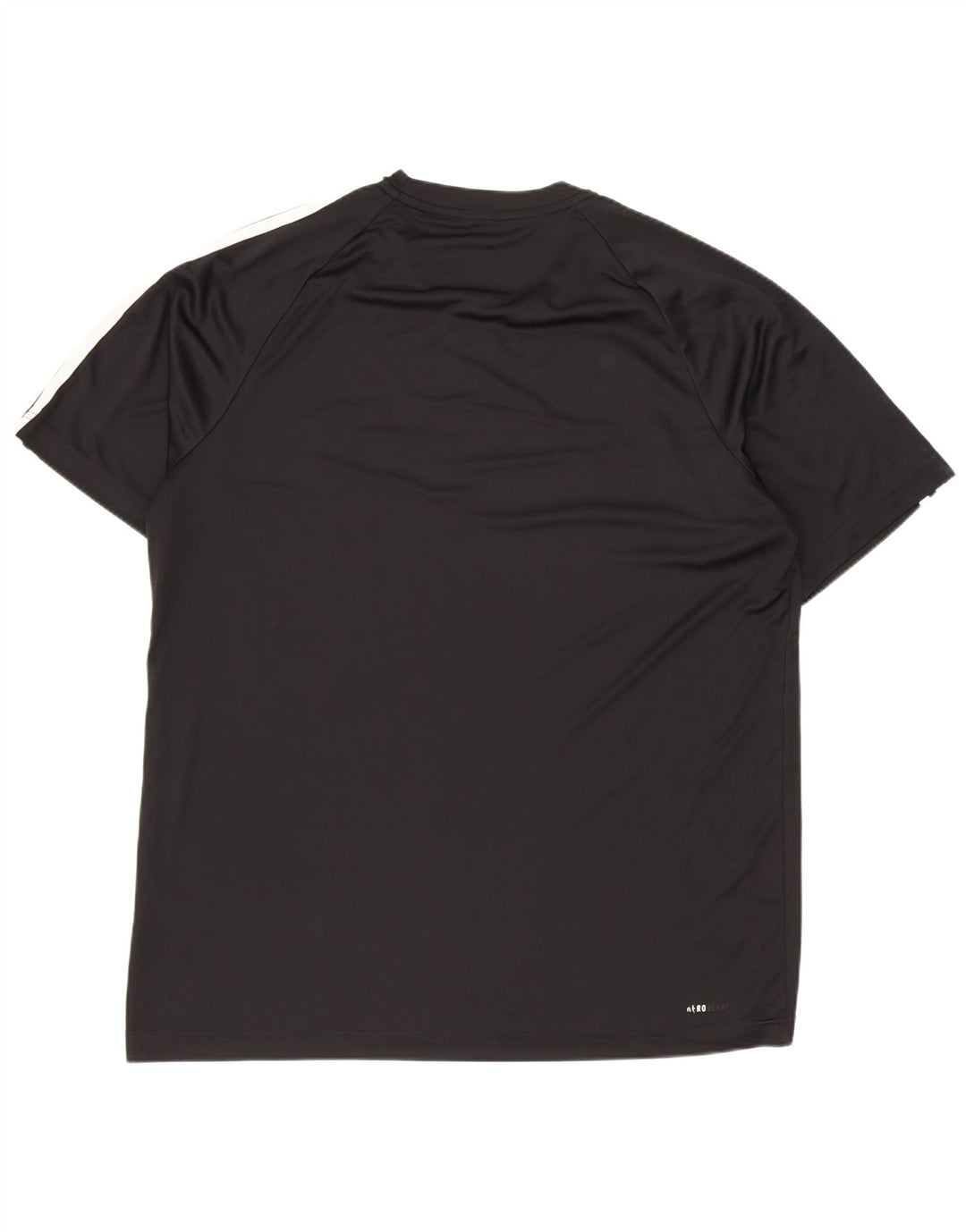 Adidas T-shirt da uomo Top grande sportiva in poliestere nero