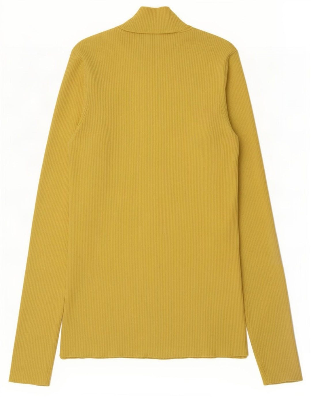 Top Zara da donna a maniche lunghe UK 8 Small giallo in poliammide