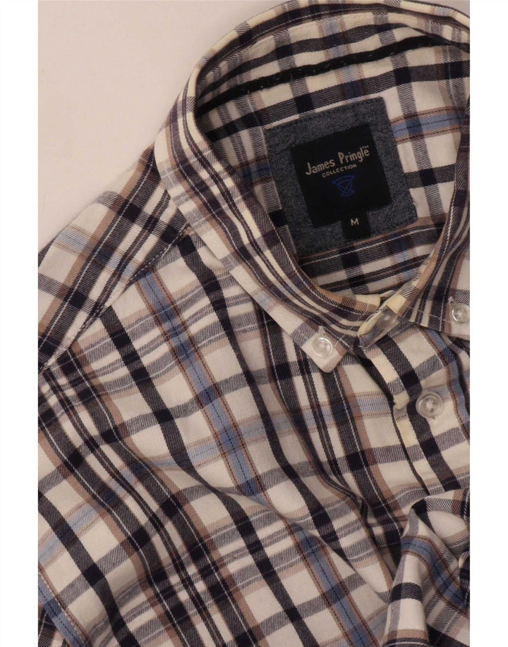 Camicia da uomo James Pringle a quadri multicolore medio
