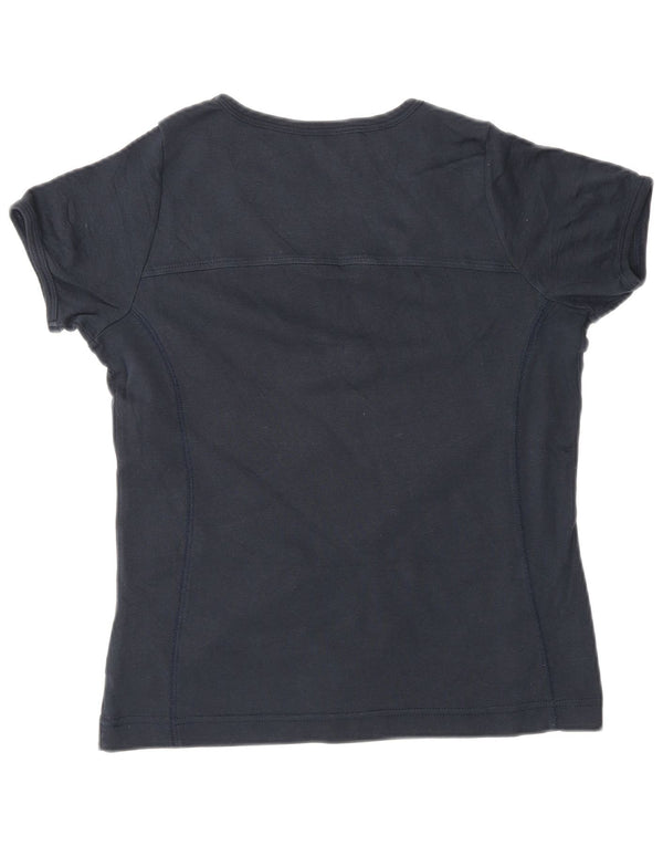 Maglietta Champion da donna Easy Fit, taglia UK 10, piccola, in cotone blu navy