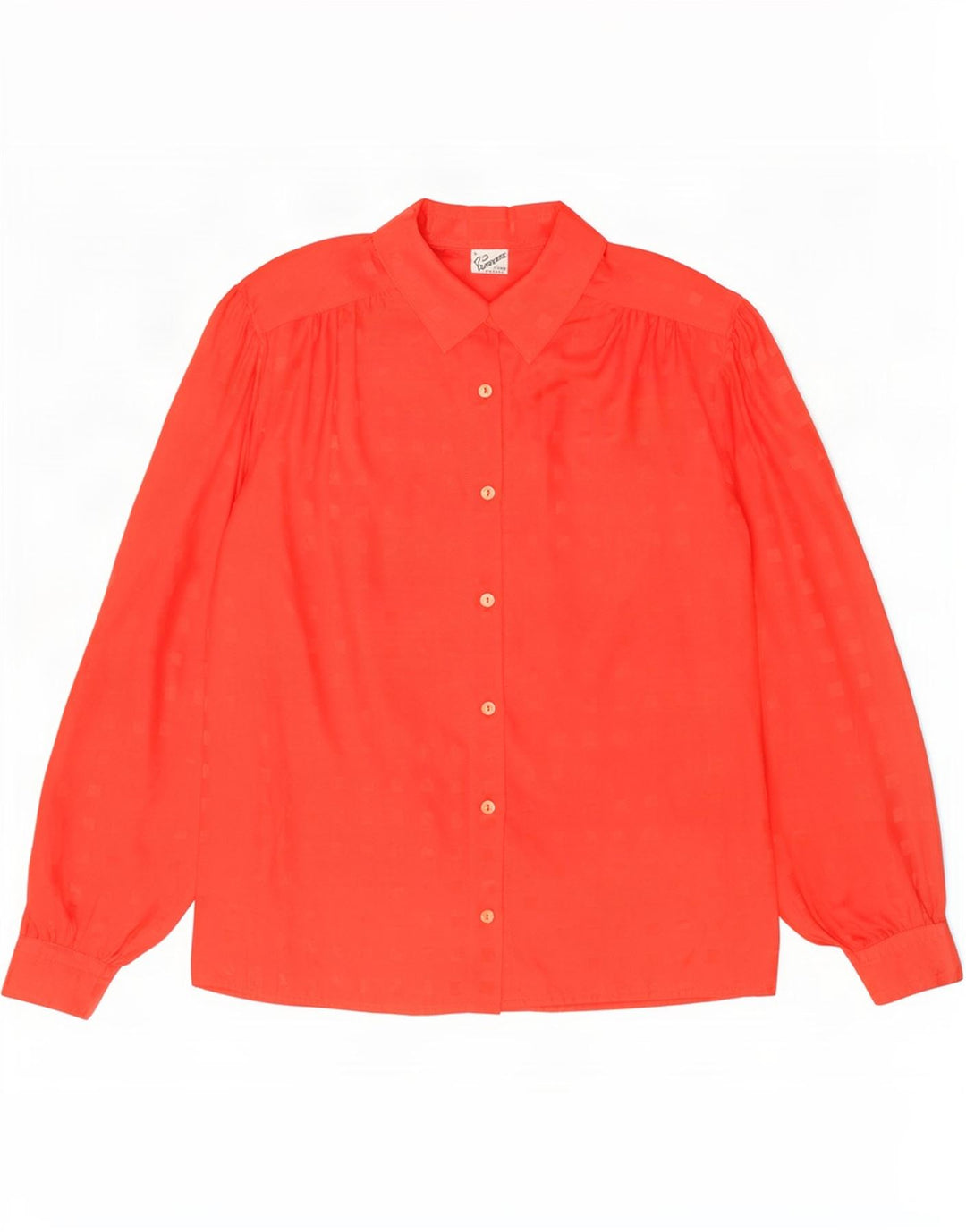 Camicetta da donna Primavera Firenze UK 16 Grande poliestere geometrico rosso