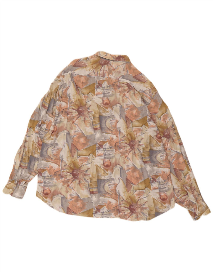 Camicia da uomo con motivo astratto VINTAGE grande multicolore