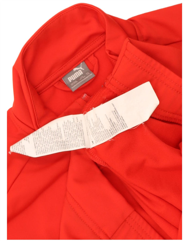 Giacca da tuta da ragazza Puma 15-16 anni Poliestere color block rosso
