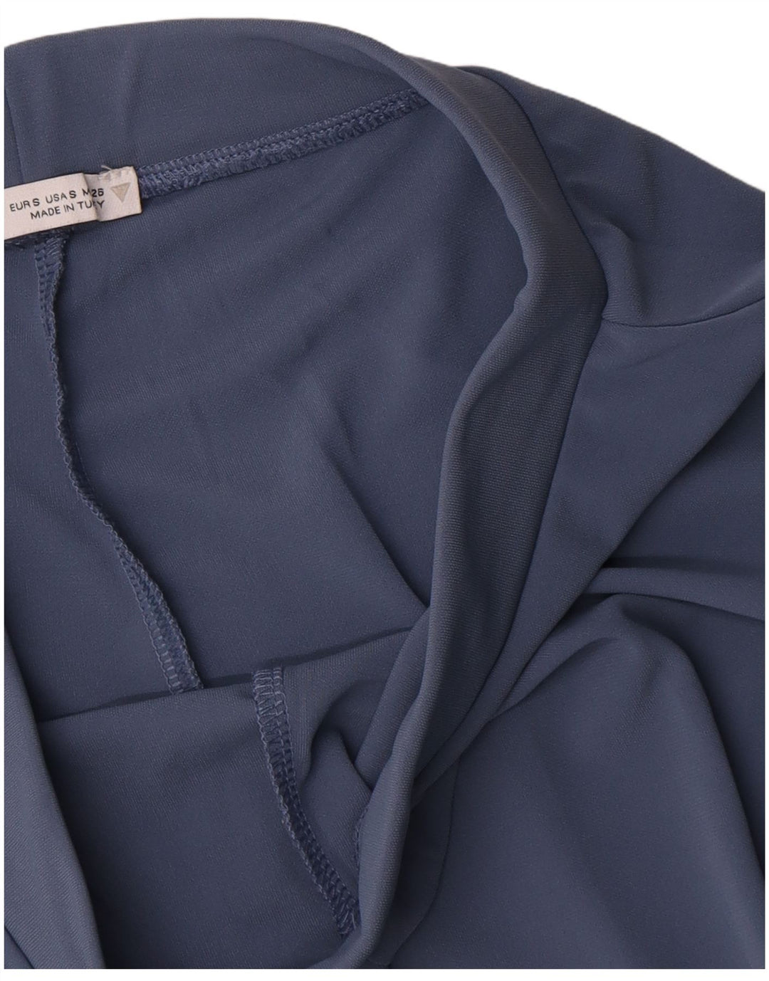 Pantaloni da tuta a vita alta da donna Zara UK 8 piccoli poliestere blu