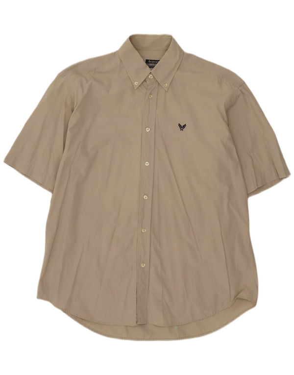 Camicia a maniche corte da uomo Avirex Large Beige