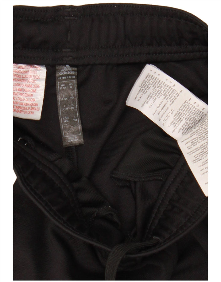 Pantaloni della tuta Adidas Aeroready da ragazzo 11-12 anni in poliestere nero