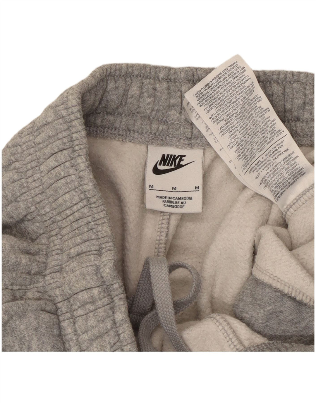 Pantaloni da tuta Nike Crop Cargo da uomo, pantaloni da jogging, cotone mélange grigio medio