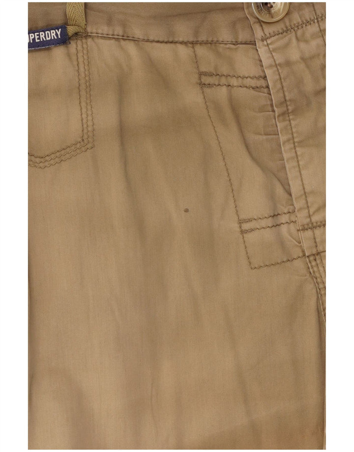 Pantaloncini chino da uomo Superdry medi W32 in cotone beige