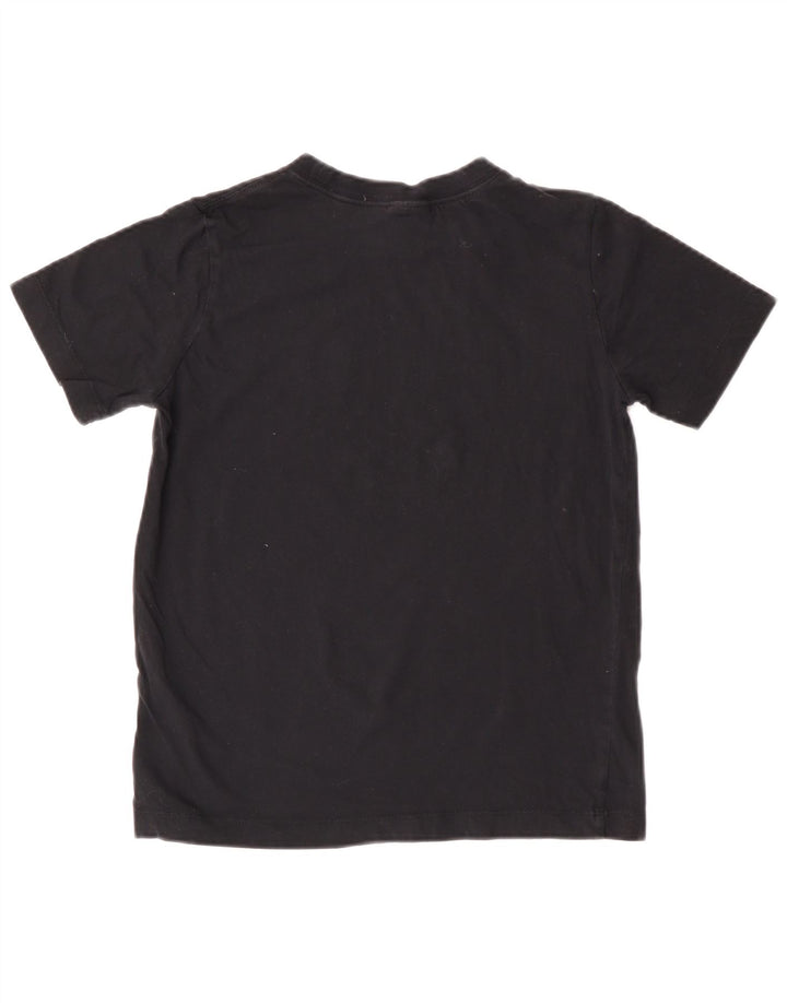 T-shirt grafica da ragazzo Nike Top 10-11 anni cotone nero medio