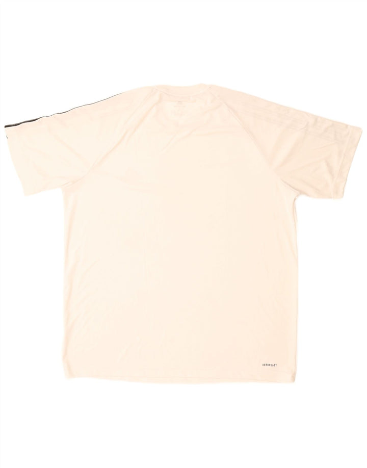 Maglietta Adidas Aeroready da uomo XL bianca