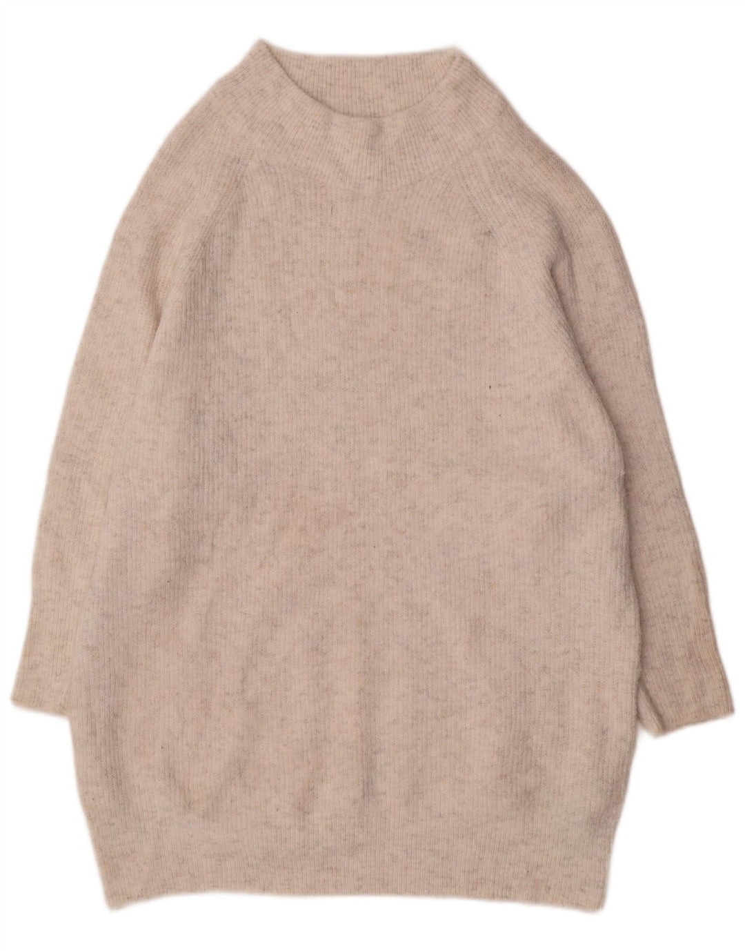 Abito maglione da donna Topshop UK 10 piccolo poliestere bianco