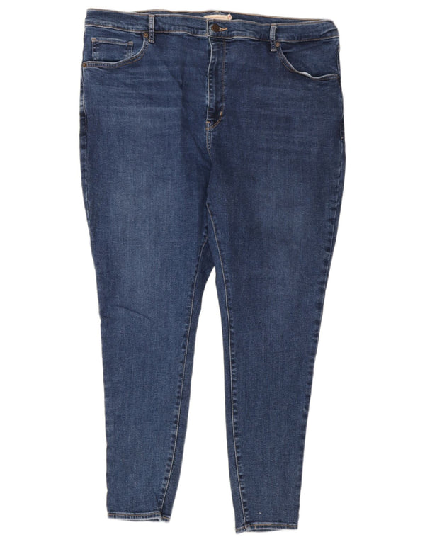 Levi's Donna Mile High Super Skinny Jeans US 22 3XL W42 L30 Cotone Blu