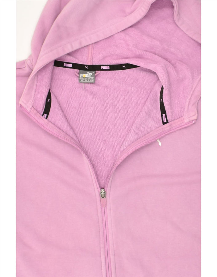 PUMA Boys Graphic Zip Hoodie Sweater 11-12 Years Pink Cotton | Vintage Puma | Thrift | Second-Hand Puma | Used Clothing | Messina Hembry 