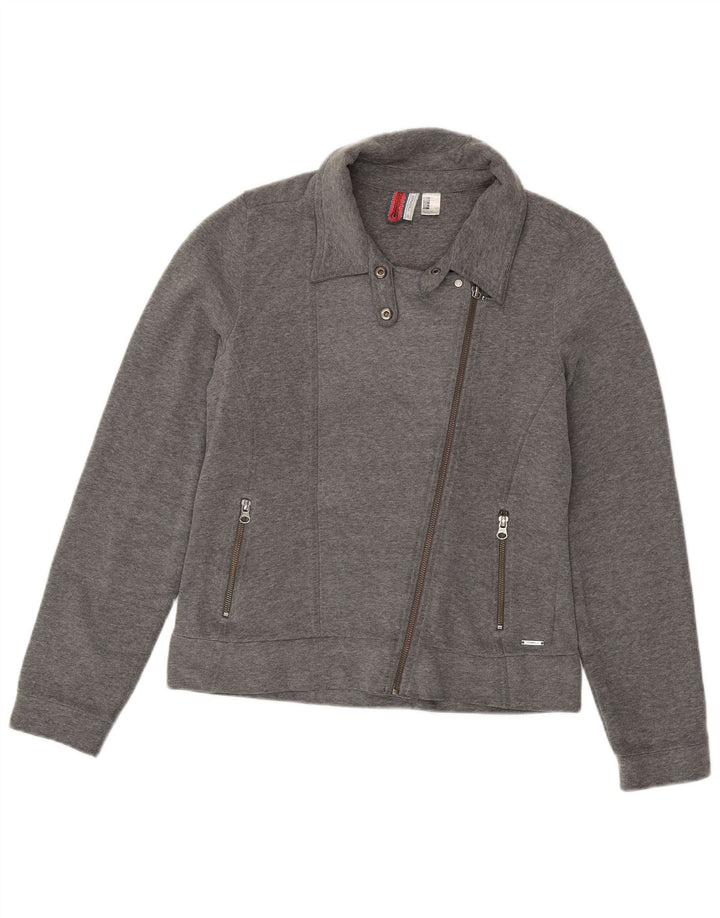 Giacca da tuta da donna O'Neill UK 14 Grande cotone chiazzato grigio