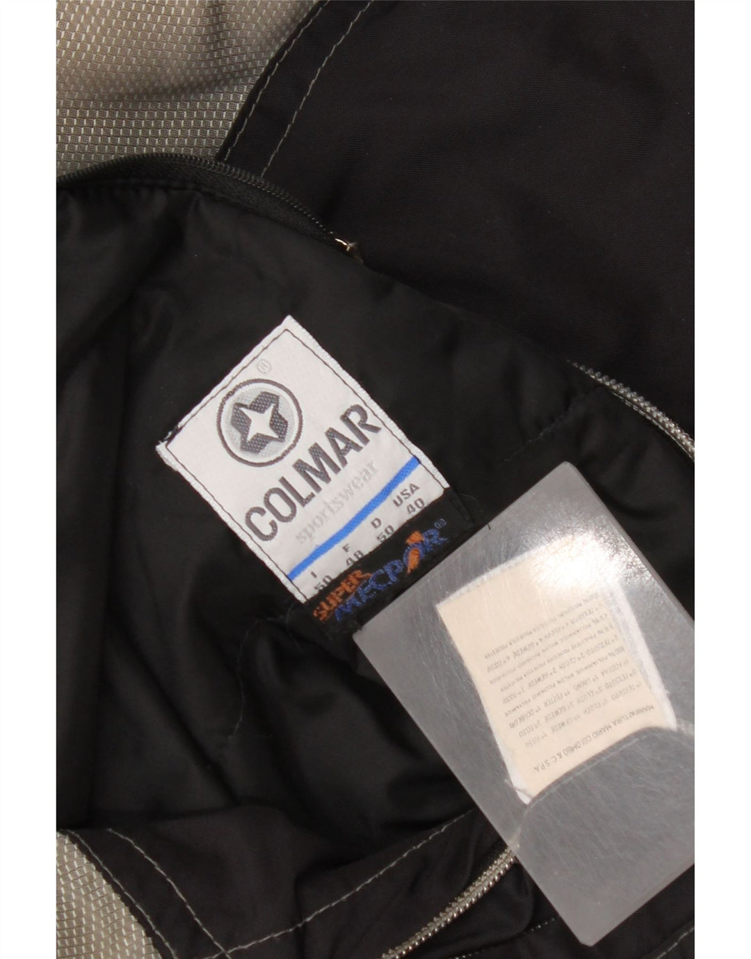 Giacca da sci con cappuccio da uomo Colmar IT 50 Medium Black Colourblock