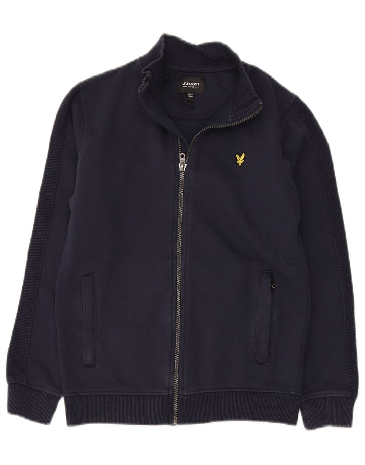 Giacca da tuta da ragazzo Lyle & Scott 10-11 anni in cotone blu navy