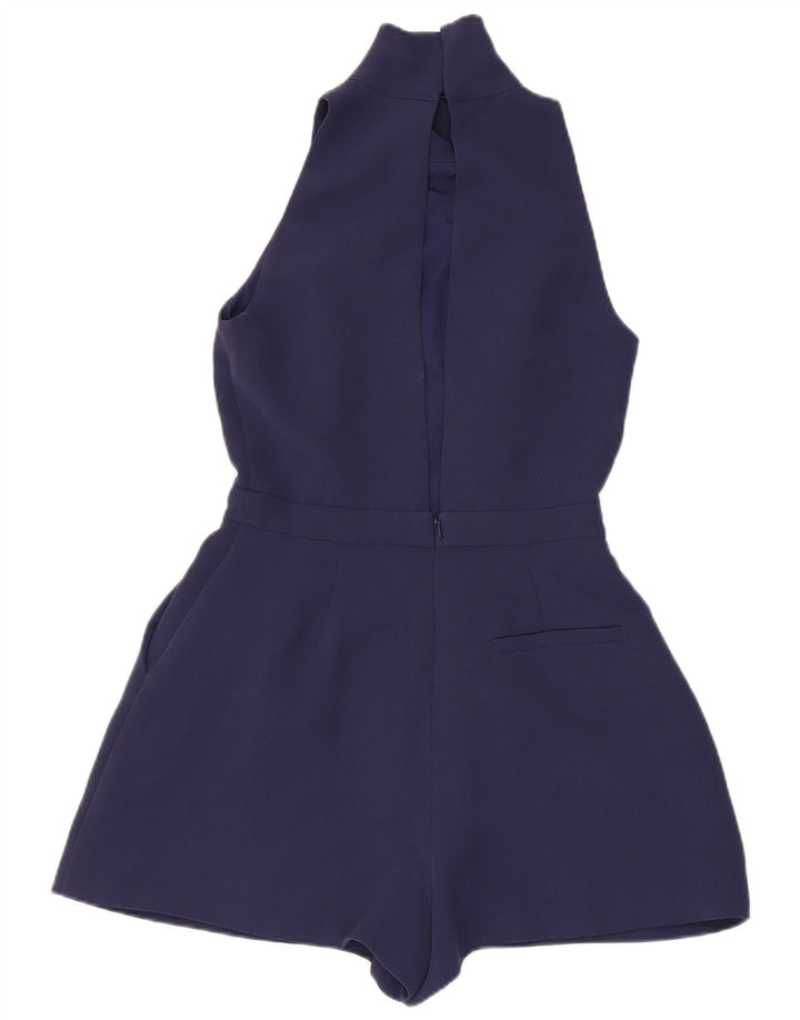 Tutina corta senza maniche da donna Reiss UK 8 Small poliestere blu navy