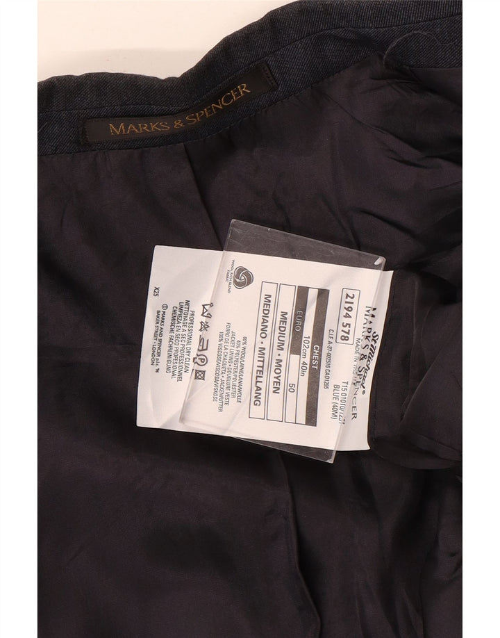 Giacca blazer St. Michael da uomo Marks & Spencer UK 40 medio blu navy