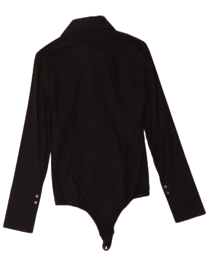 Body Camicia Donna Patrizia Pepe IT 40 Small Nero Cotone