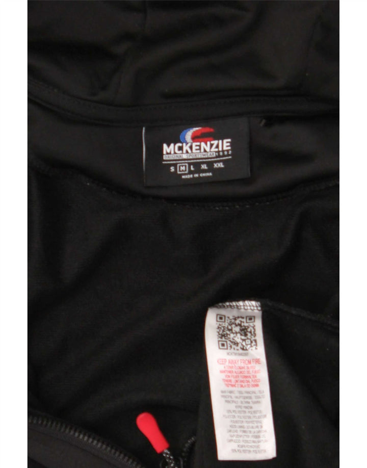 Mckenzie Maglione con cappuccio e zip da uomo medio nero Poliestere
