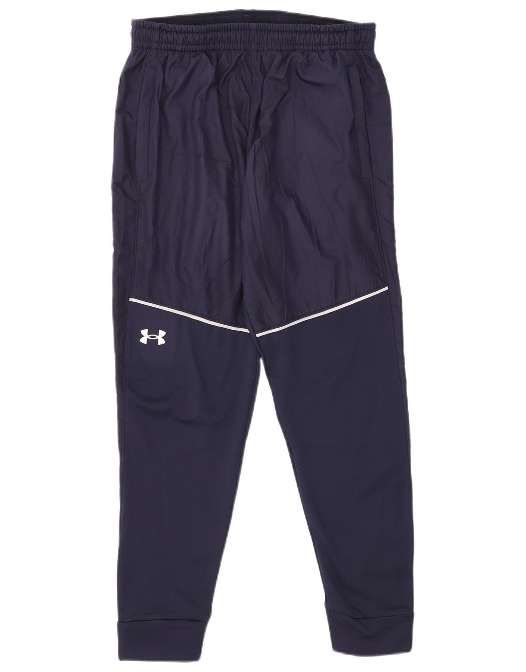Pantaloni da tuta con grafica da uomo Under Armour Pantaloni da jogging medio blu navy
