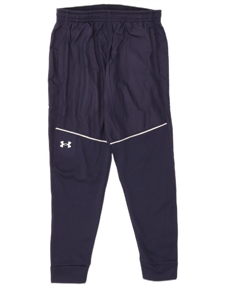 Pantaloni da tuta con grafica da uomo Under Armour Pantaloni da jogging medio blu navy
