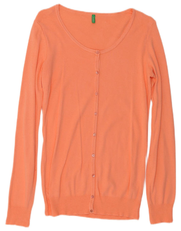 Maglione cardigan da donna BENETTON UK 10 piccolo rosa