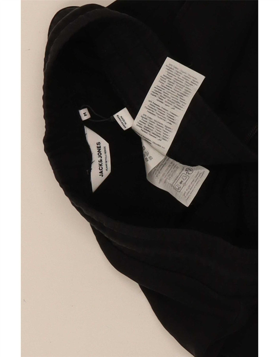 Jack & Jones Pantaloni da tuta con grafica da uomo Joggers Cotone medio nero