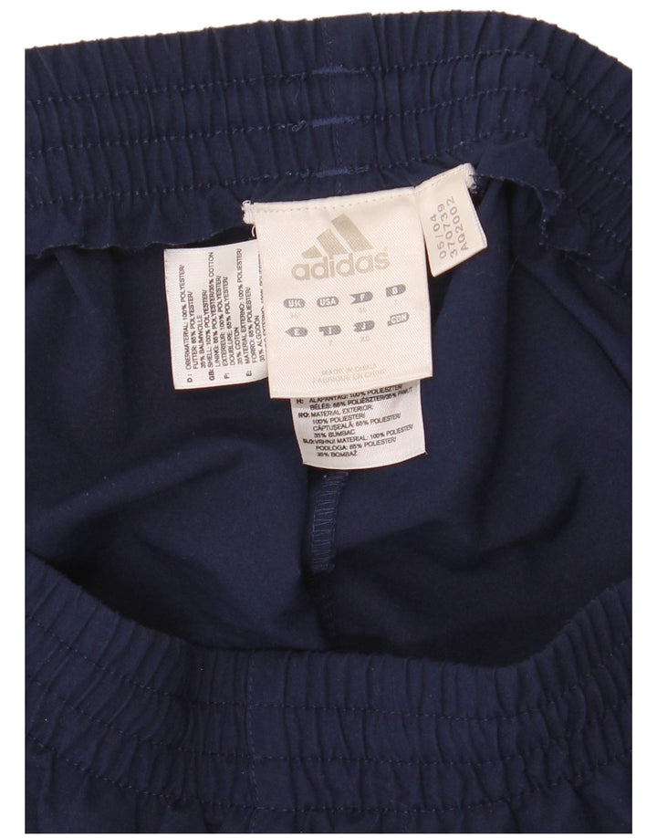 Pantaloncini sportivi da uomo Adidas Large blu navy in poliestere