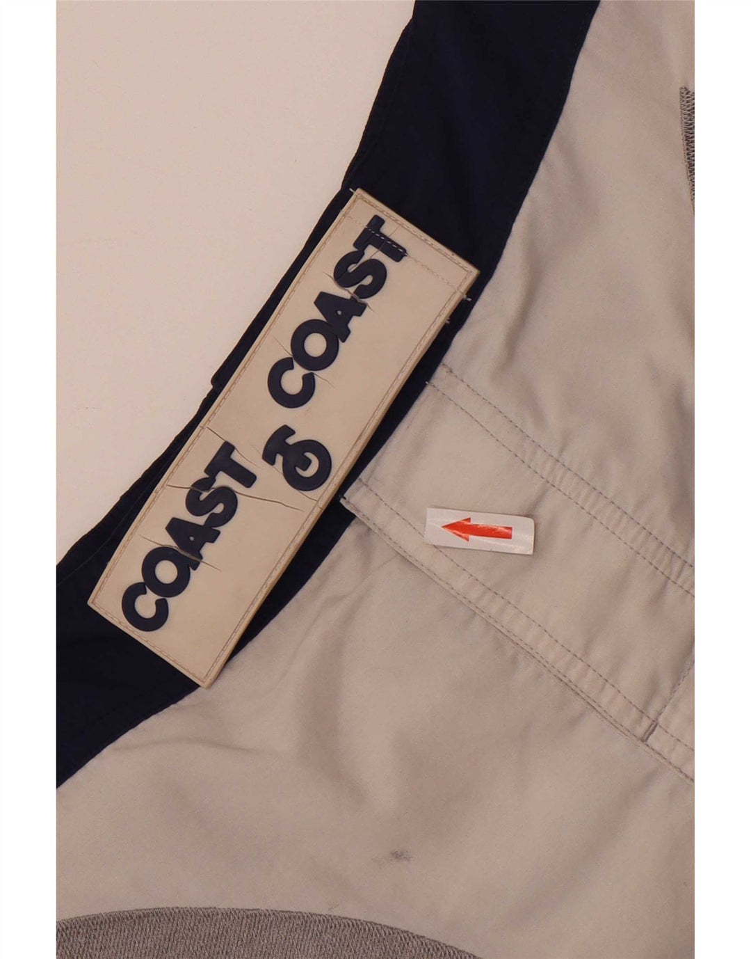 Pantaloncini da bagno grafici da uomo Coast piccoli in poliammide color block blu navy