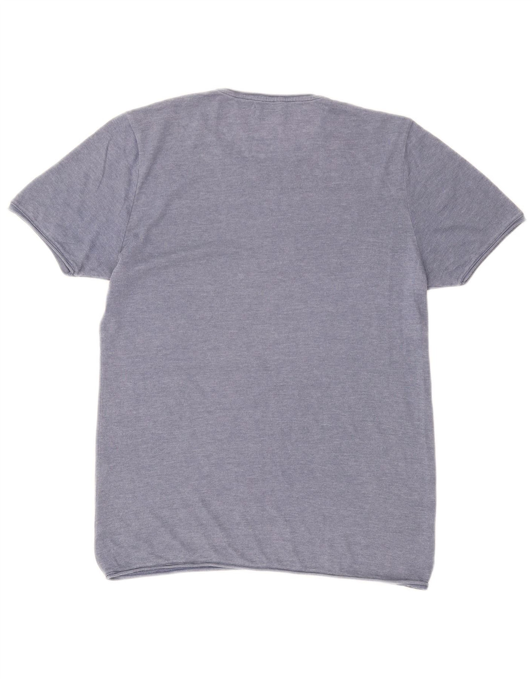 T-shirt uomo Zara Top Large in cotone blu