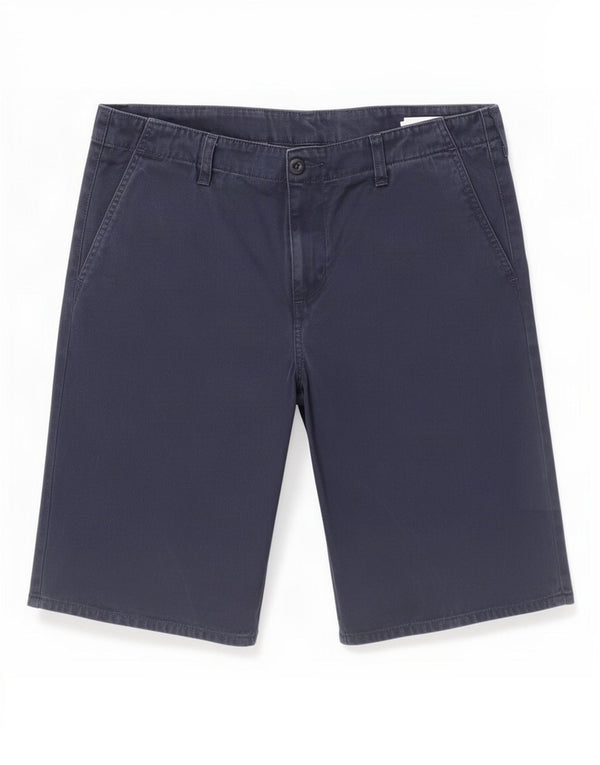 Pantaloncini chino da uomo Carhartt medi W33 cotone blu navy