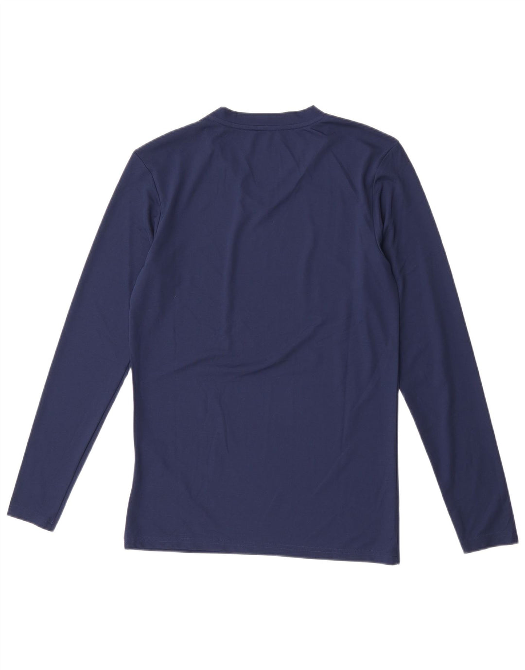 Adidas Aeroready Top da donna manica lunga UK 12 medio blu navy poliestere