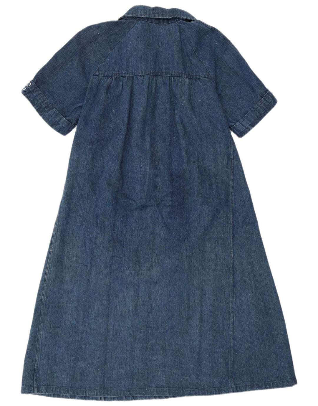 Abito in denim da donna VINTAGE UK 12 Blu medio