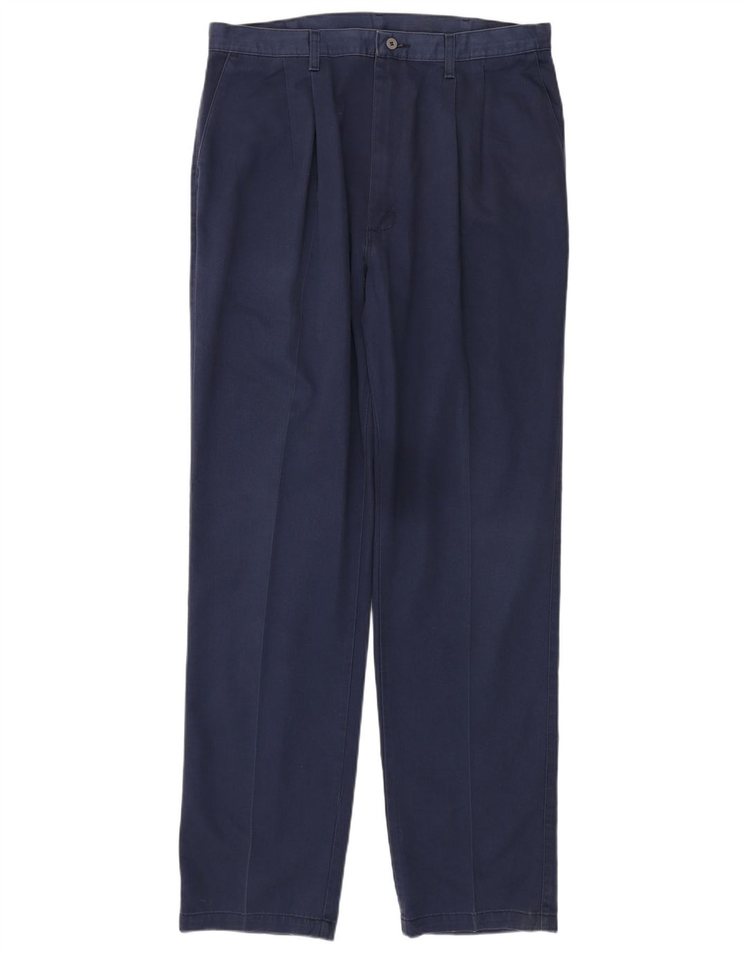 Pantaloni chino con pegging Riata da uomo WRANGLER W38 L36 cotone blu navy