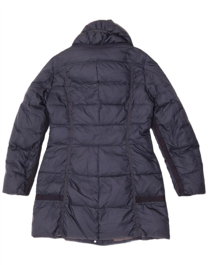 Cappotto imbottito da donna Geox UK 14 Large in poliestere blu navy
