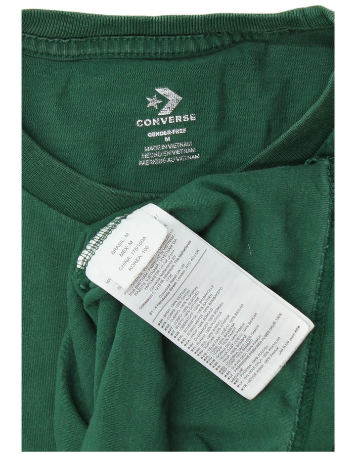 T-shirt da uomo Converse Top in cotone verde medio