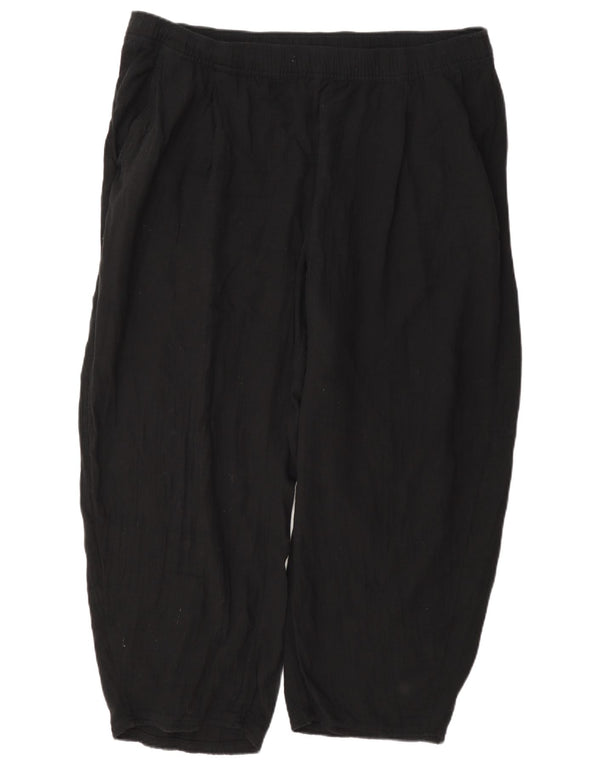 Pantaloni cropped larghi da donna Gap XL W38 L26 cotone nero