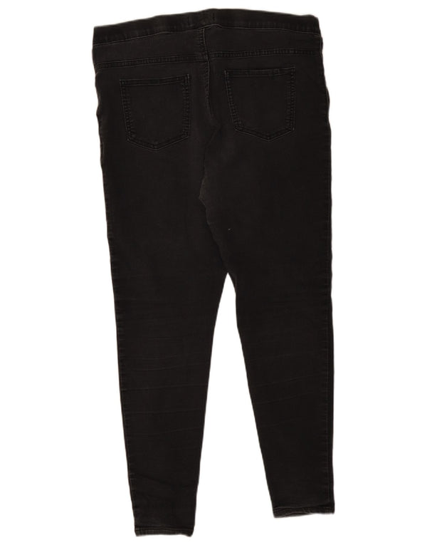 Jeans Jeggings da donna Marks & Spencer UK 16 Large W36 L27 Cotone nero