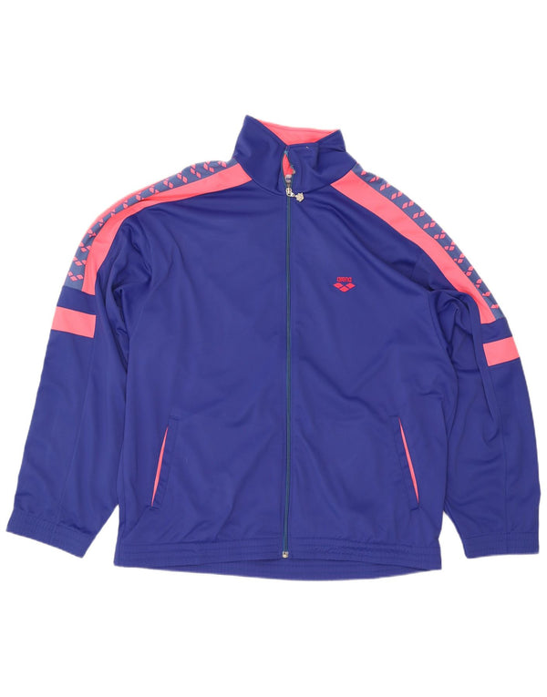 Giacca sportiva da uomo con grafica Arena 2XL Blu Colourblock