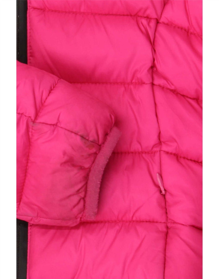 Giacca imbottita con cappuccio da donna Lotto UK 10 piccola rosa poliestere