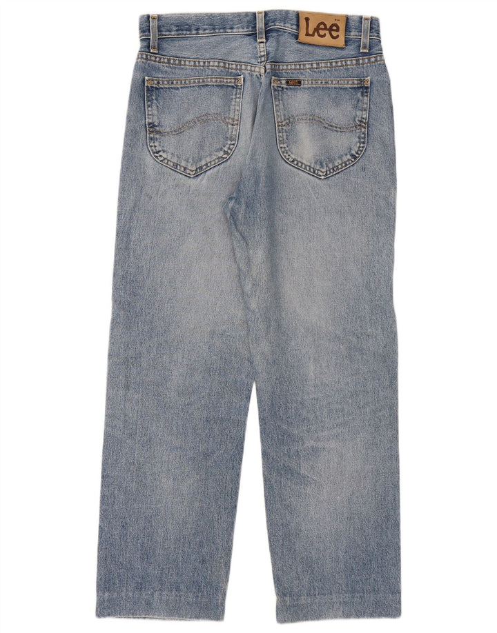 Jeans dritti Chicago da donna Lee W32 L29 cotone blu