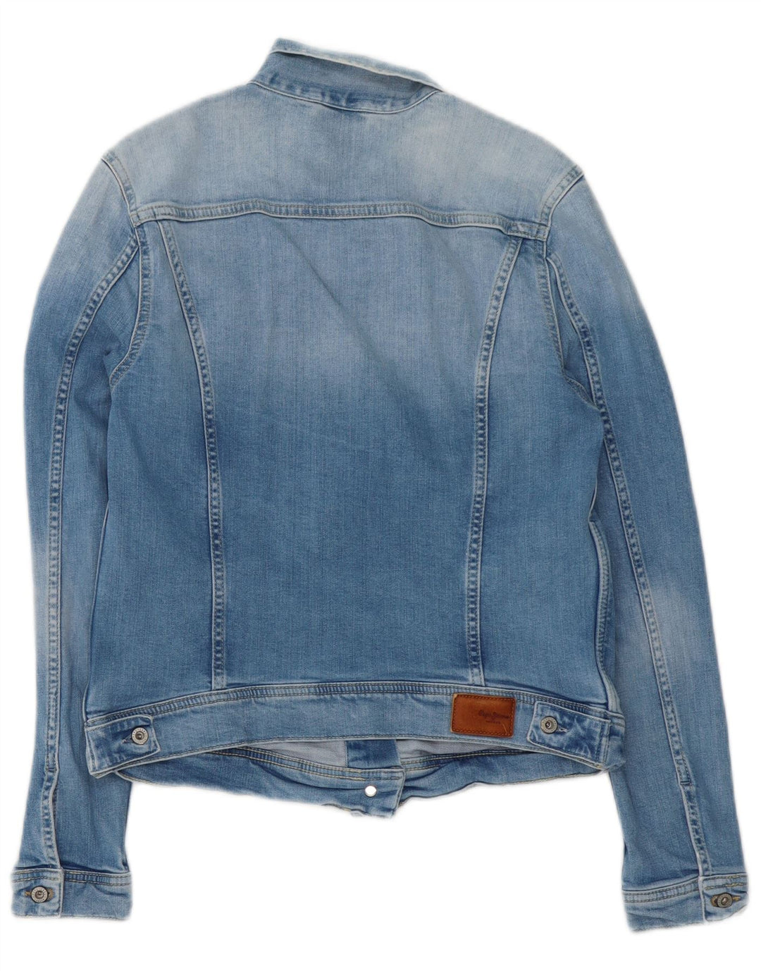 Giacca di jeans da donna PEPE Jeans UK 14 grande cotone blu