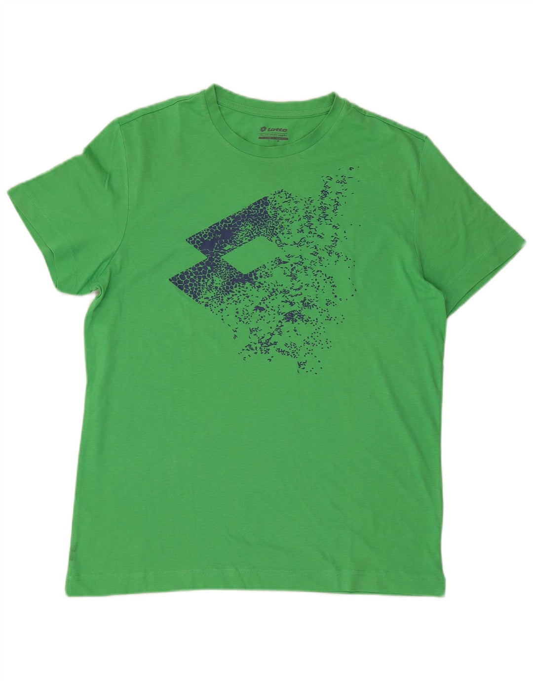 T-shirt grafica da uomo Lotto Top verde medio