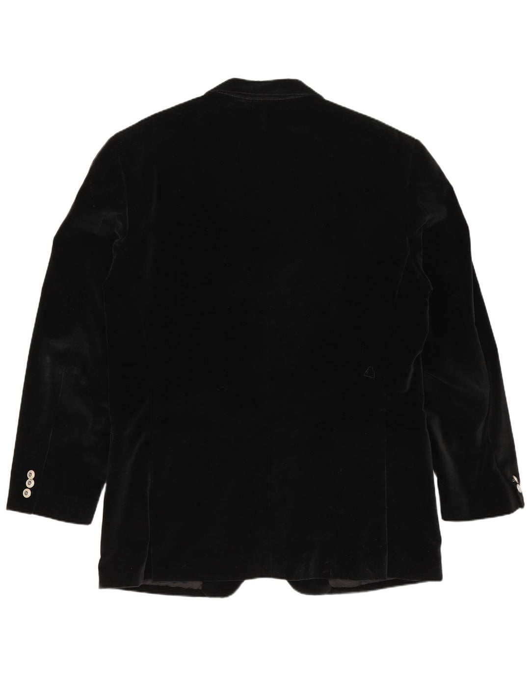 Giacca blazer in velluto da uomo a 4 bottoni Versace IT 52 XL cotone nero