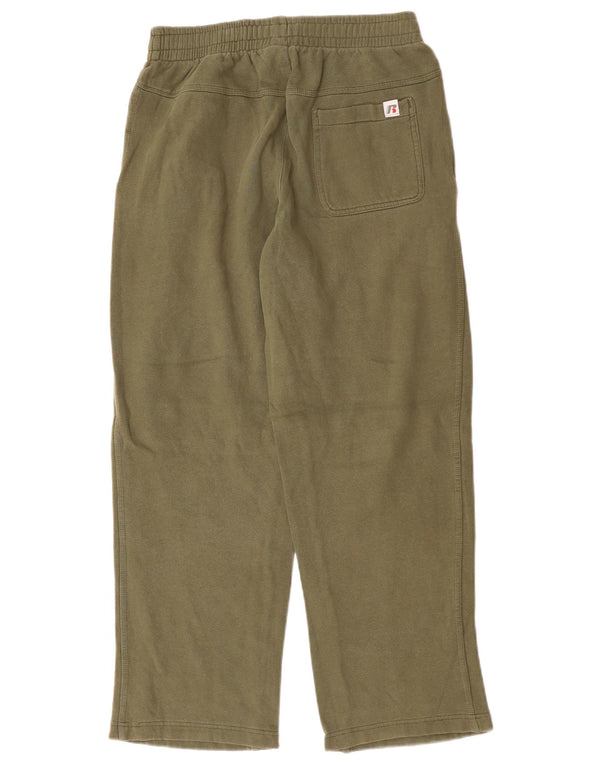 Pantaloni da tuta da uomo RUSSELL ATHLETIC piccoli in cotone verde
